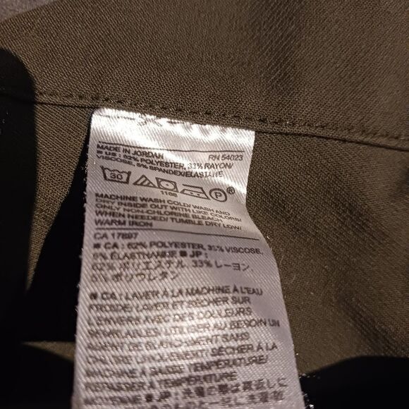 Banana Republic Factory olive green women's devon legfings size 0 - Picture 2 of 7